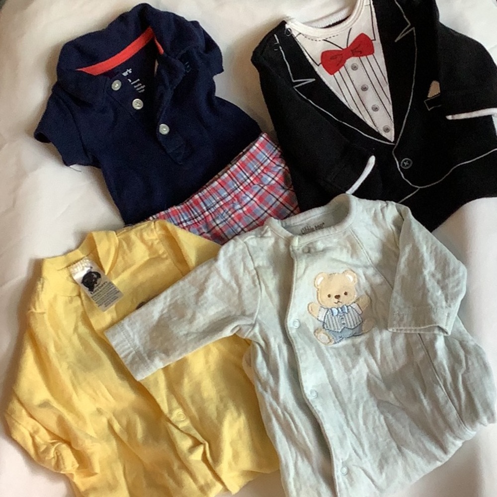 Baby Boy Clothes Lot of 5 New Born. See other listings for Mix n Match